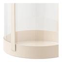 Bougeoir Narviona – fabriqué en Métal et verre (lot de 2)