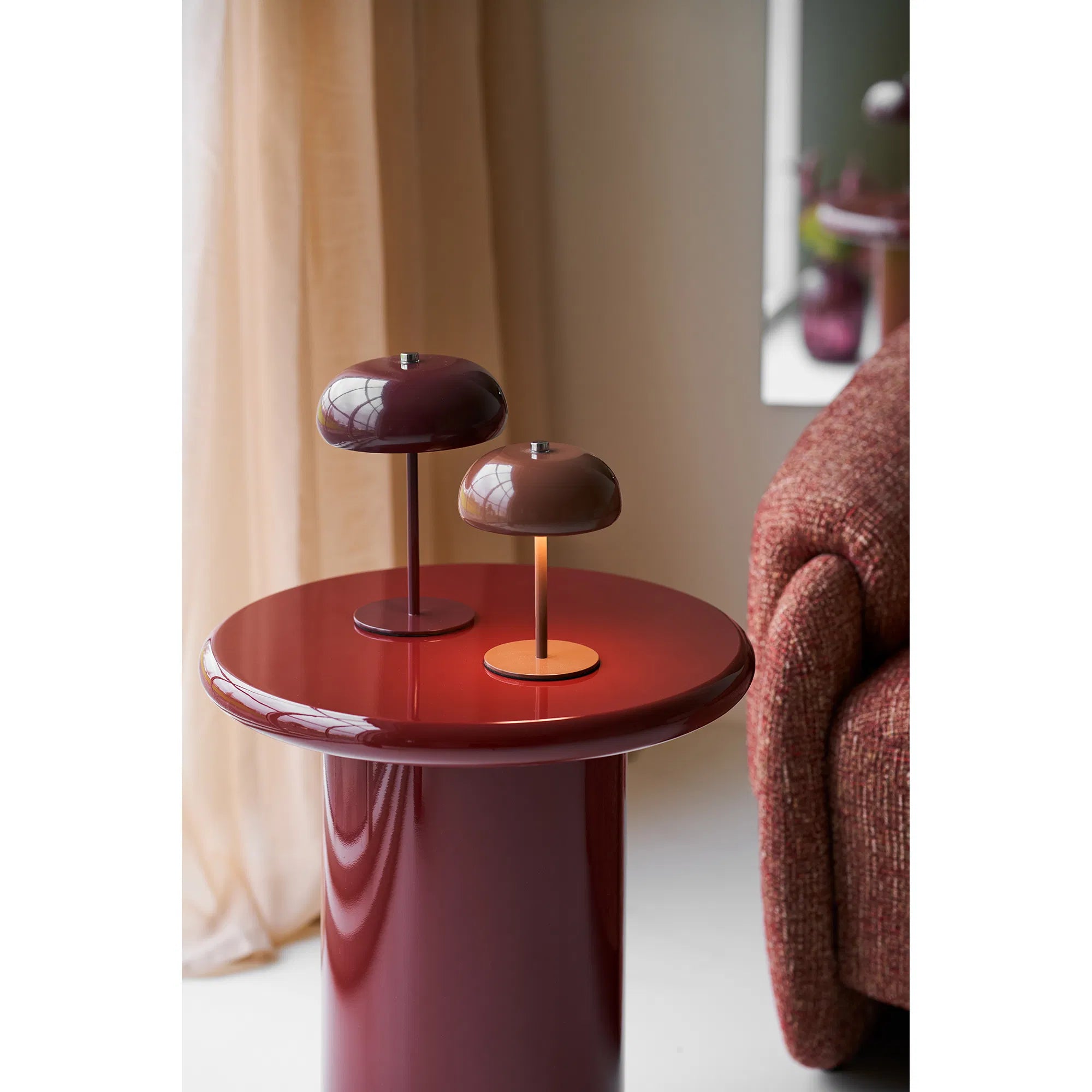 Lampe de table Elviora - Luminaire design en métal avec LED