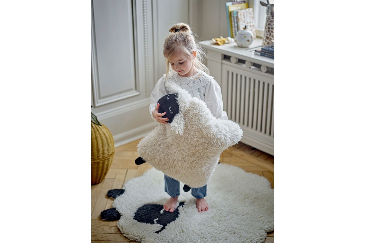 Tapis pour enfants Wolki – en 100 % laine aspect mouton