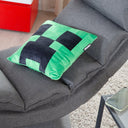 Coussin décoratif Minecraft Creeper Plush – avec rembourrage & aspect velours