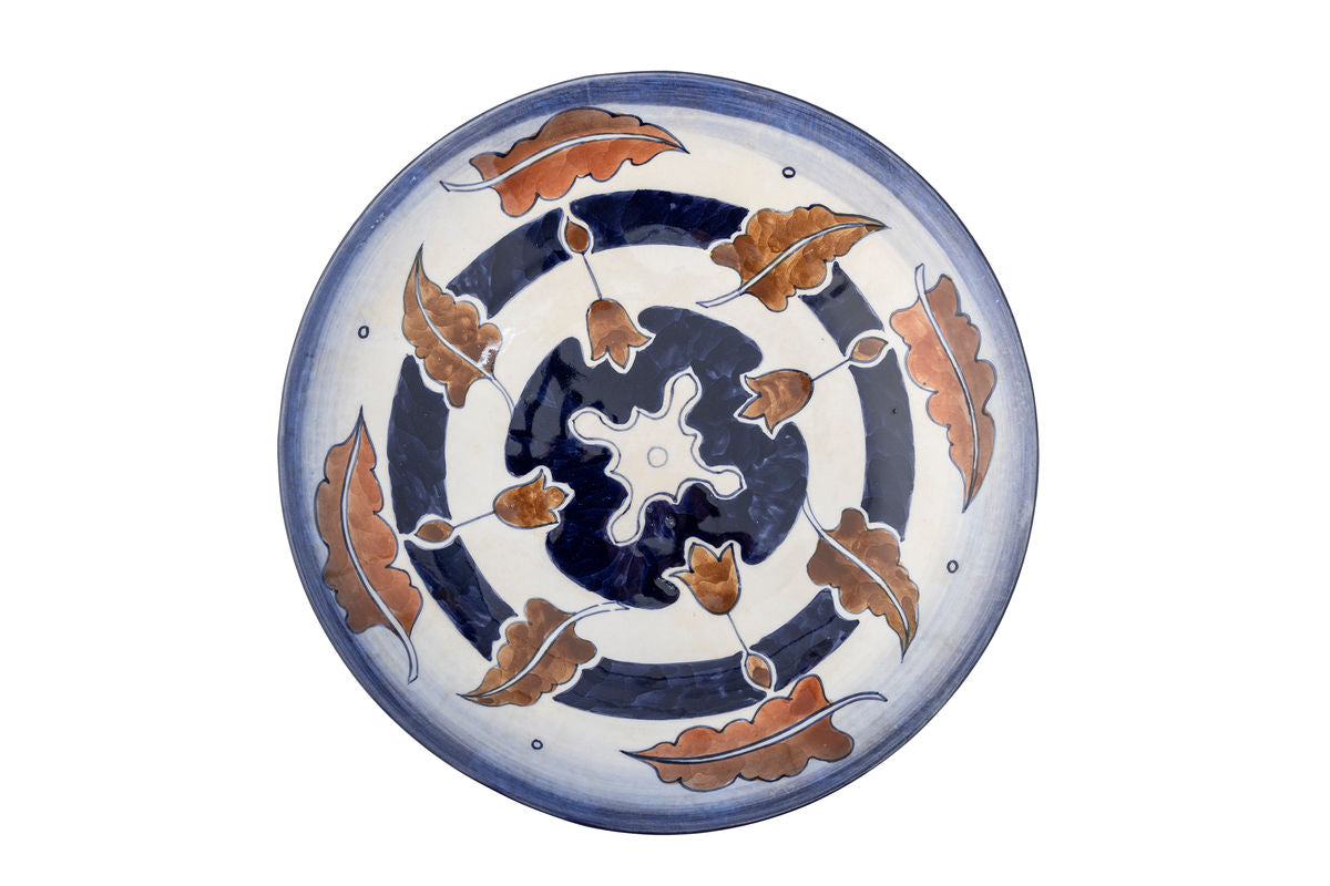 Coque de socle Selma – grès décoratif avec motif naturel