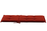 6er Set - Stuhlkissen Philly aus Polyester in Grau, Rot