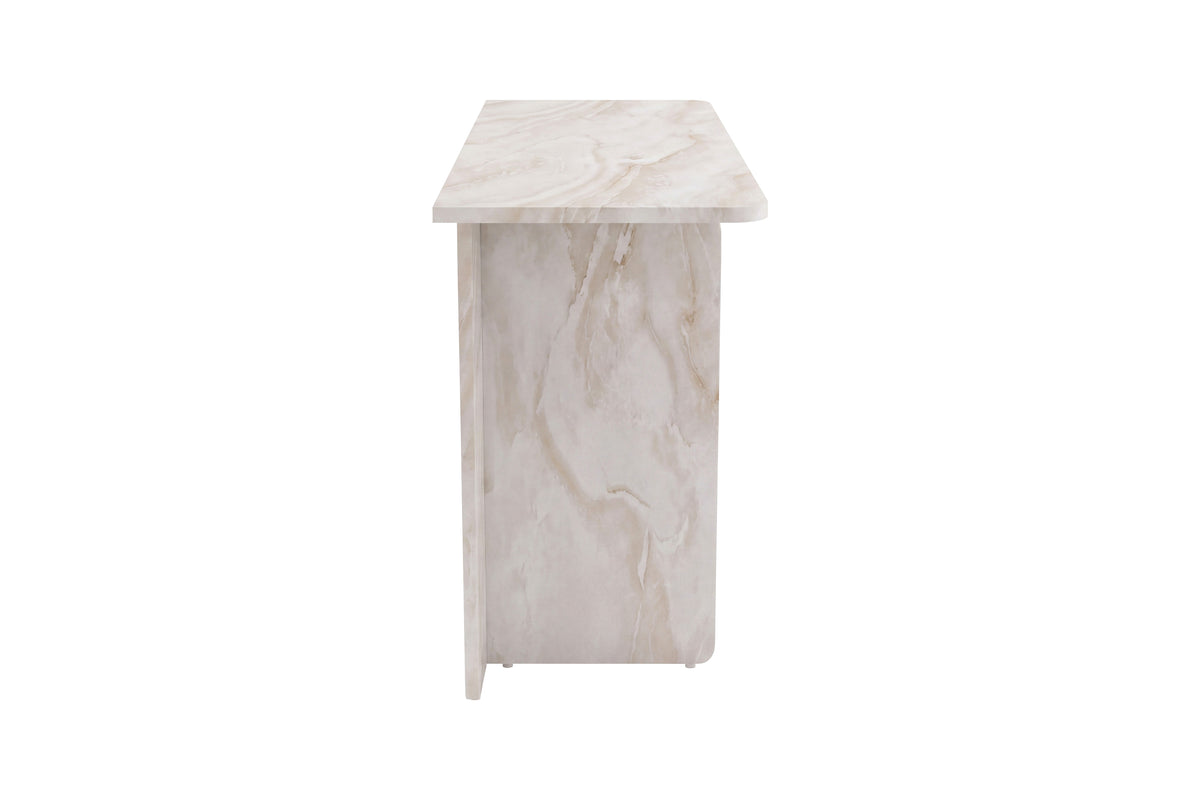 Table d’appoint Zaviro - table élégante aspect marbre