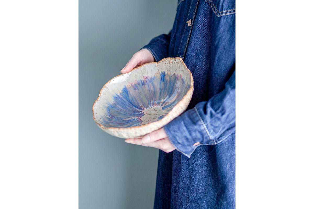 Bol Cebu – Grès avec glaçure aquarelle