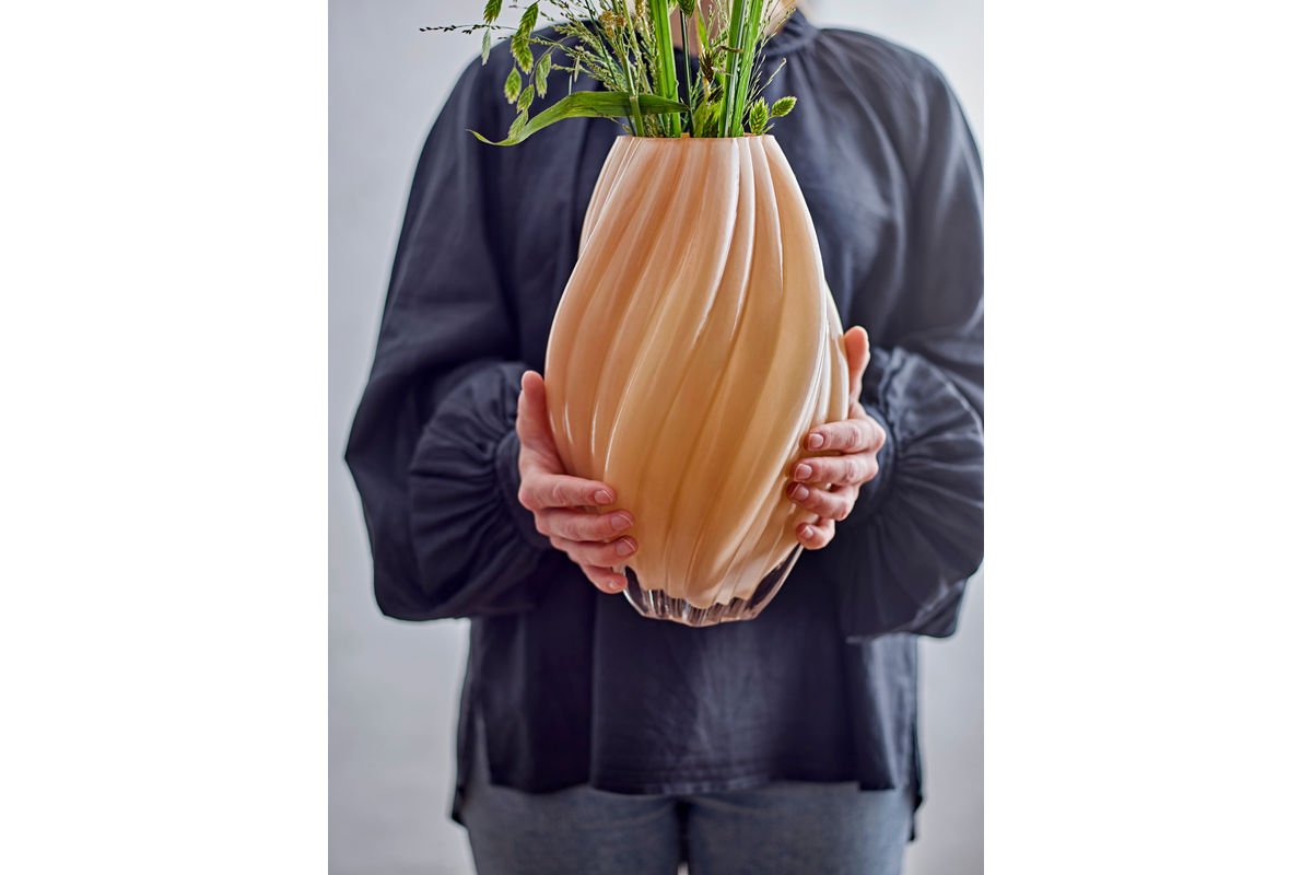 Vase « Kairoa » – Verre couleur naturelle