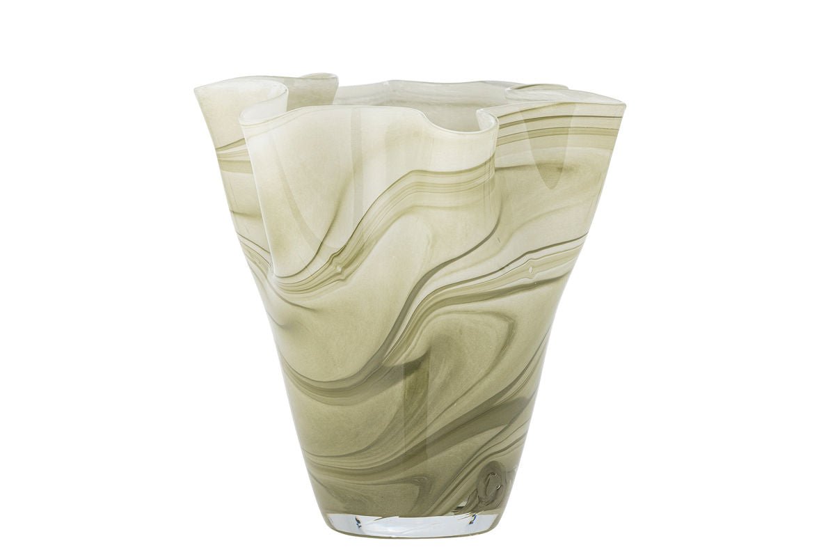 Vase « Mari » – Verre vert