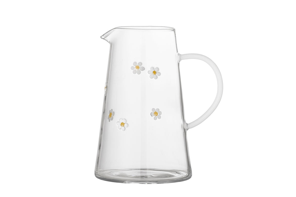 Krug Florae – Verre clair avec motifs floraux décorés à la main