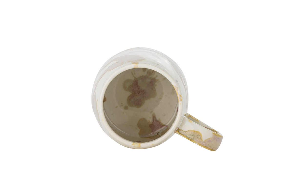 Becher-Set Jana – Steingut mit reaktiver Glasur (4er-Set)