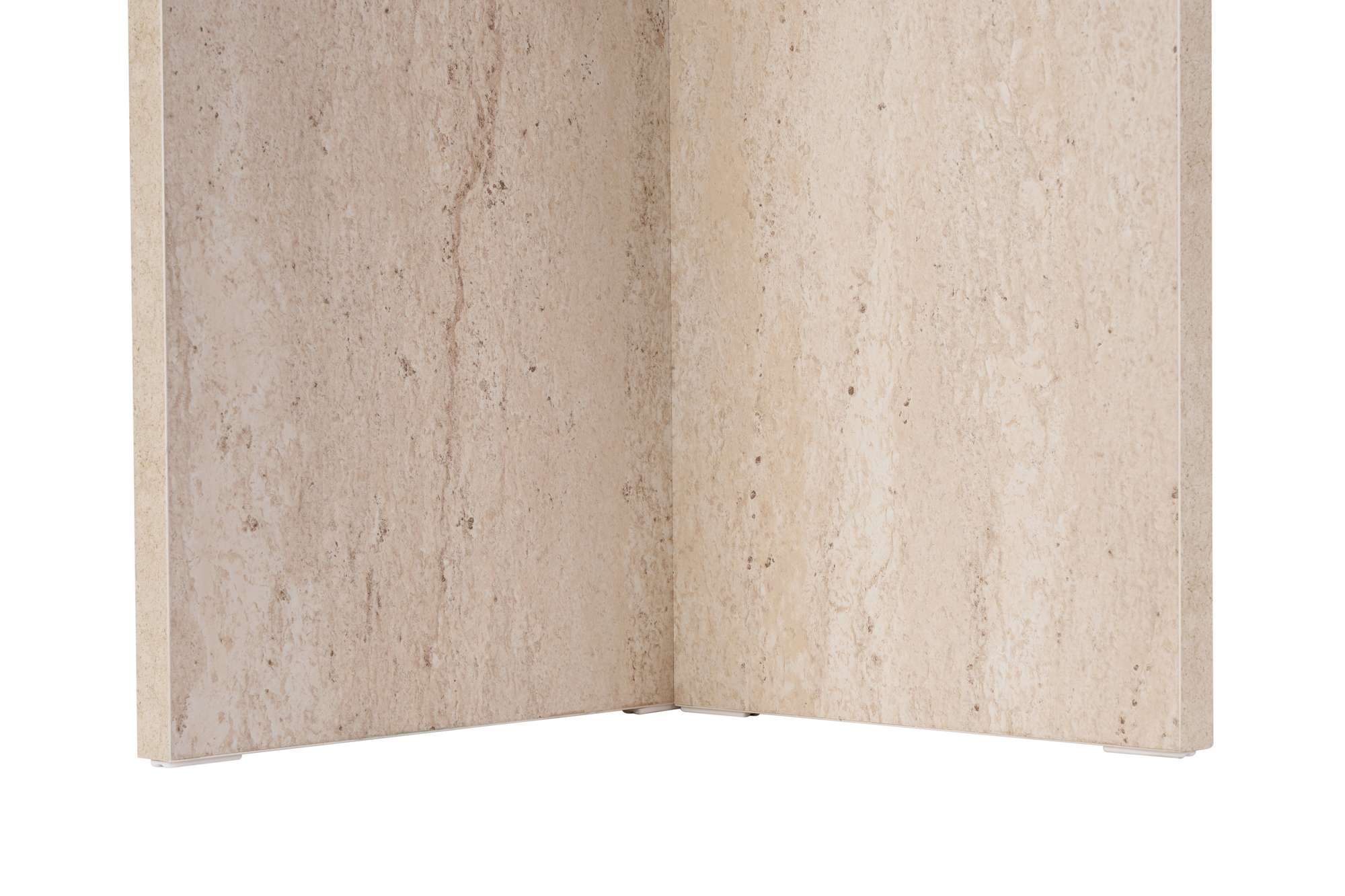 Table à manger Taverna - en aspect pierre ou noyer