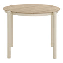 Garten Beistelltisch Ylvorin - elegantes Design in Beige mit Holz