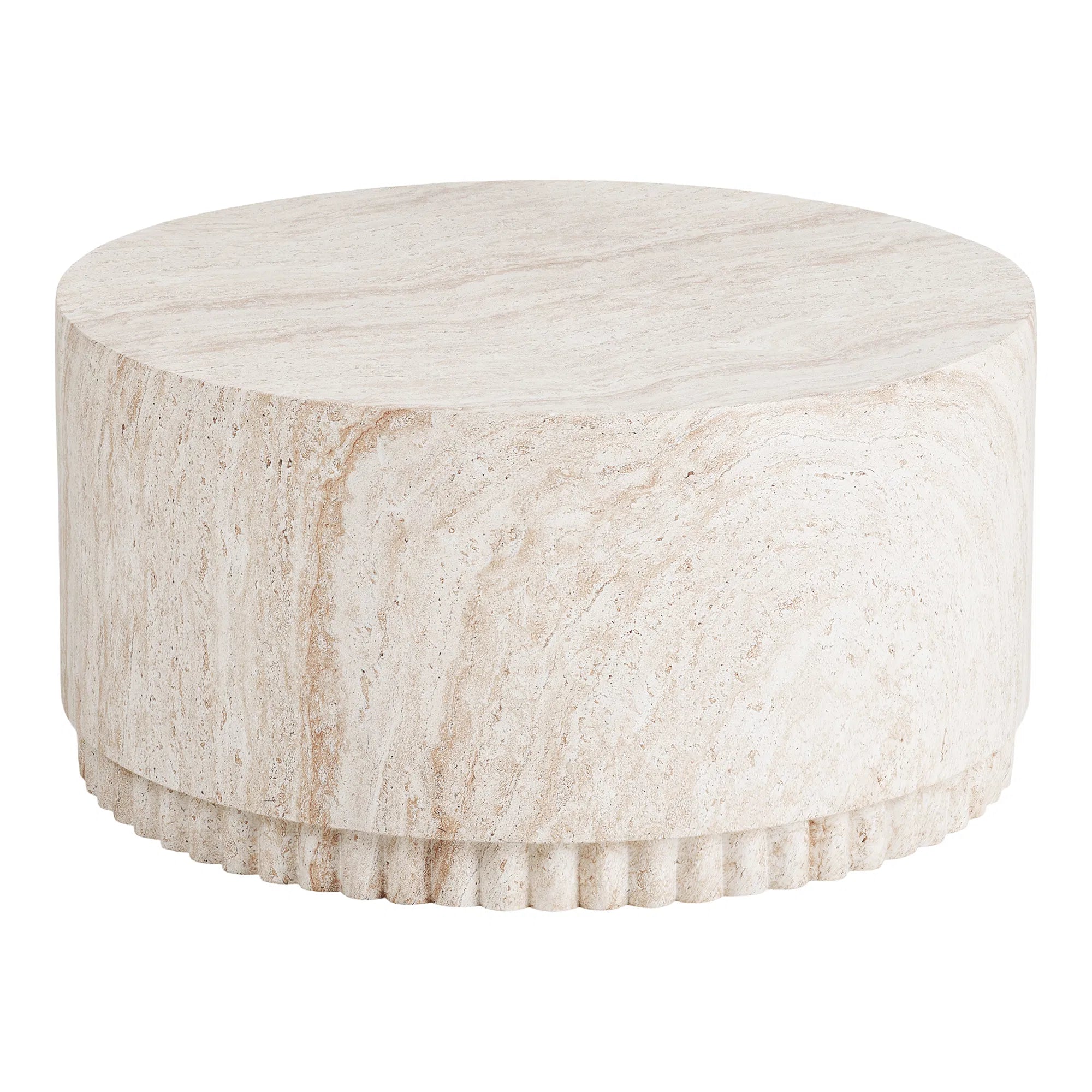 Table d'appoint de jardin Avenlya - aspect pierre massif