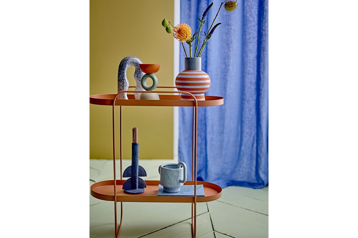 Vase Mara - Orange, en grès