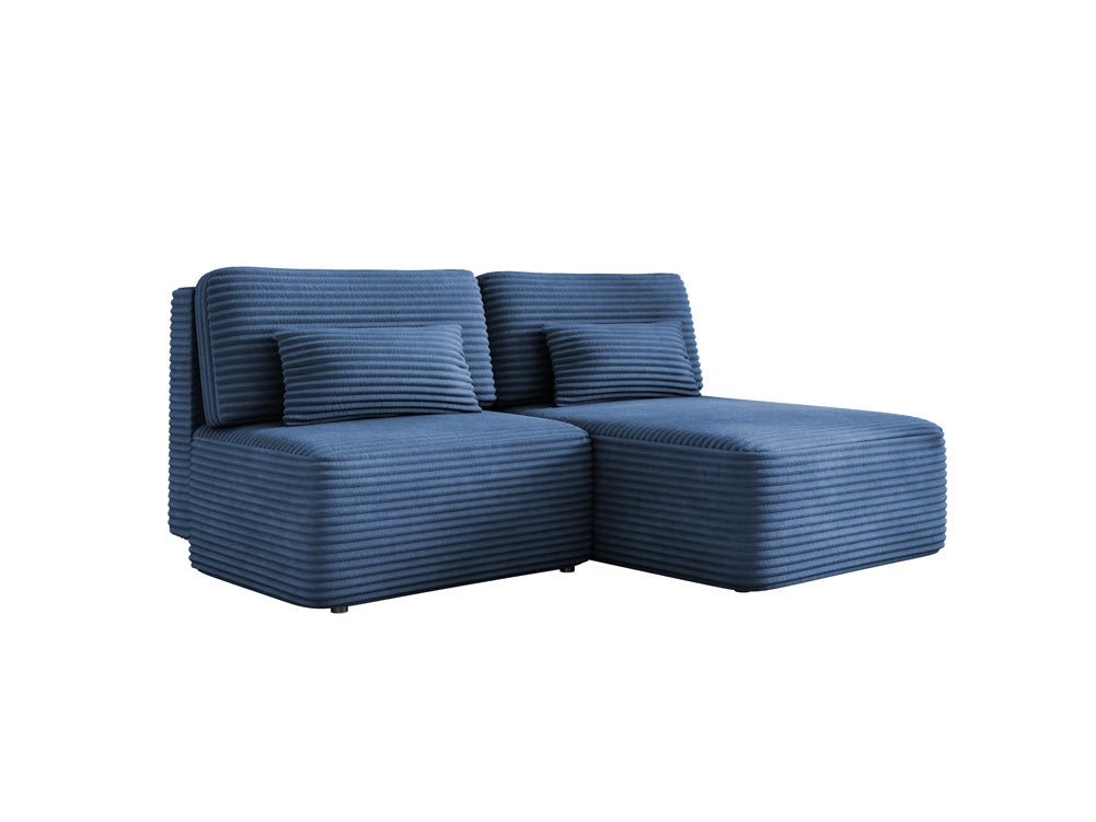 Canapé design Tilia Côtelé avec fonction couchage et rangement