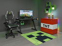 Tapis Minecraft Creeper – tapis de jeu & de décoration doux