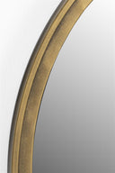 Miroir Matz rond – en fer en bronze