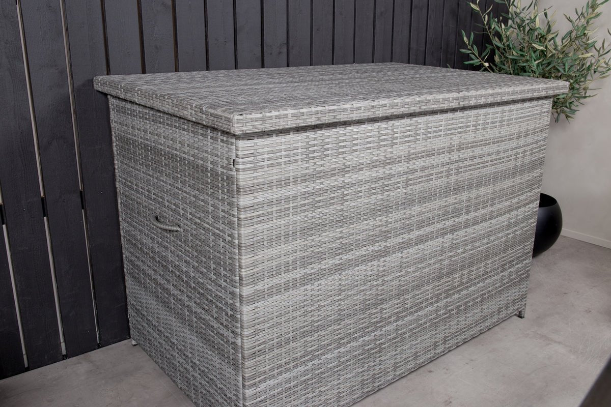 Coffre à coussins de jardin Brisbane - Disponible en Gris, Noir et Naturel