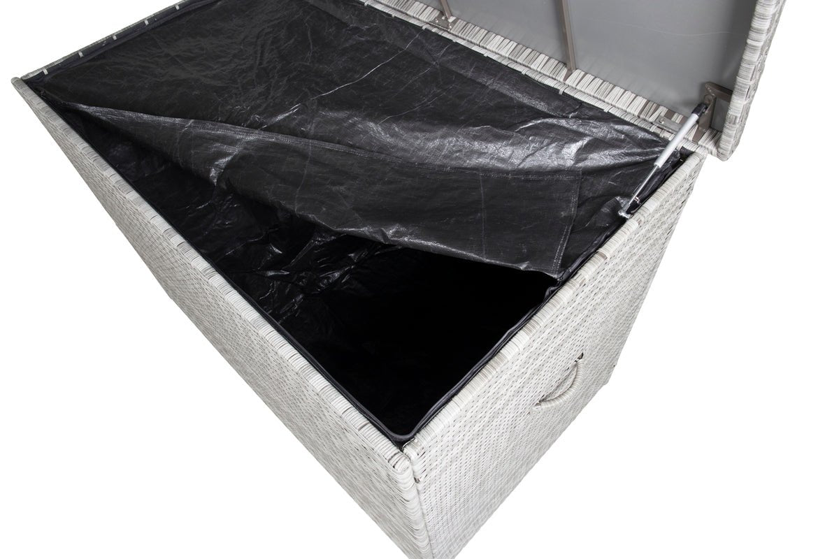 Coffre à coussins de jardin Brisbane - Disponible en Gris, Noir et Naturel