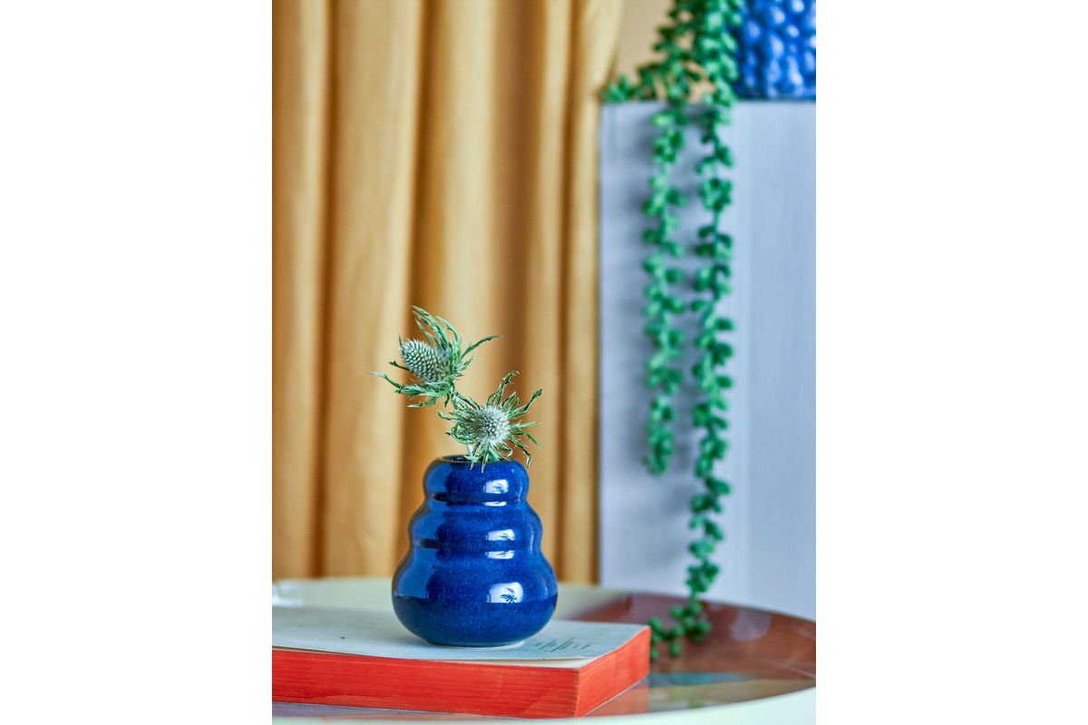 Vase Lulo - Bleu, en grès