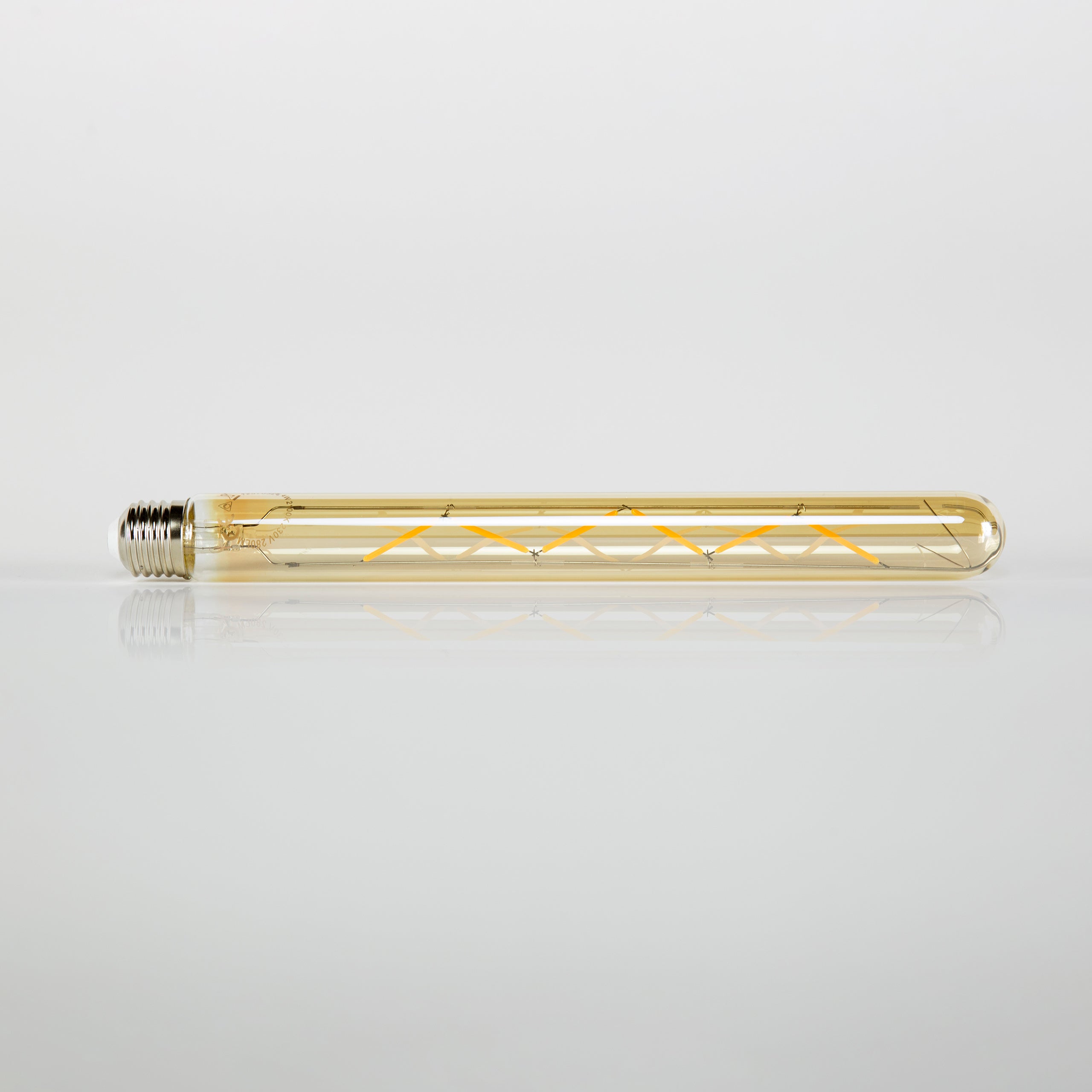 LED-Glühlampe Nirox – T32-E27 (30 cm) mit amberfarbenem Glas