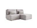 Designer Ecksofa Tilia Cord mit Schlaffunktion und Stauraum
