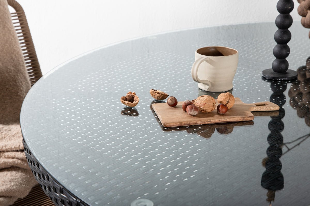 Table de jardin Eluno - le design moderne crée une atmosphère conviviale