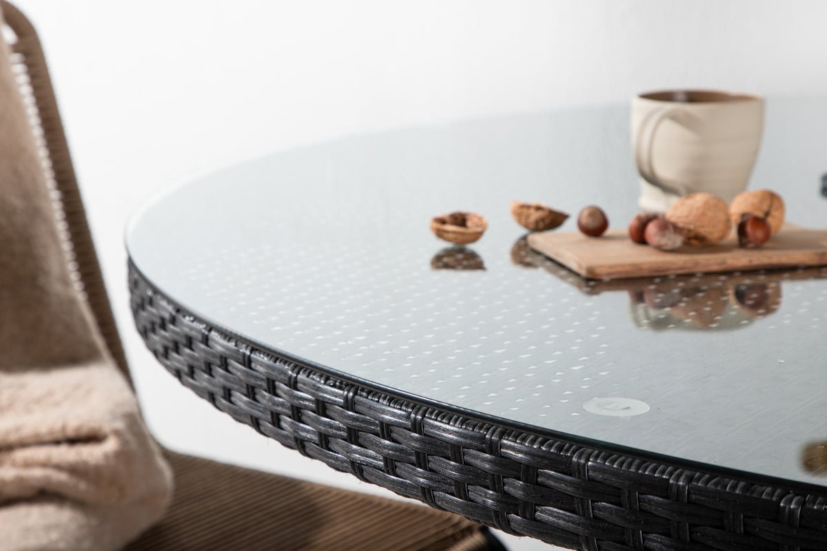 Table de jardin Eluno - le design moderne crée une atmosphère conviviale