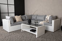 Ensemble lounge de jardin Panther - en rotin synthétique disponible en 3 couleurs