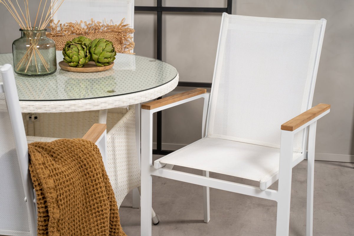 Table de jardin Eluno - le design moderne crée une atmosphère conviviale