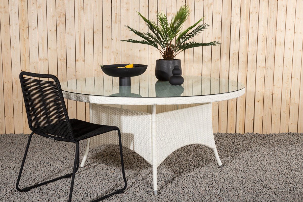 Table de jardin Eluno - le design moderne crée une atmosphère conviviale