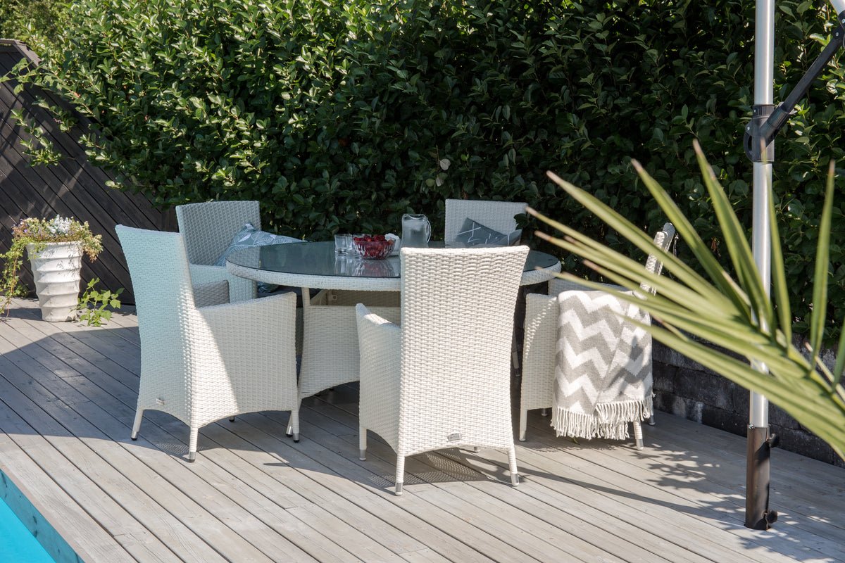 Ensemble de 2 chaises de jardin Oasis en rotin