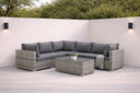 Ensemble lounge de jardin Panther - en rotin synthétique disponible en 3 couleurs