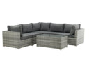 Ensemble lounge de jardin Panther - en rotin synthétique disponible en 3 couleurs