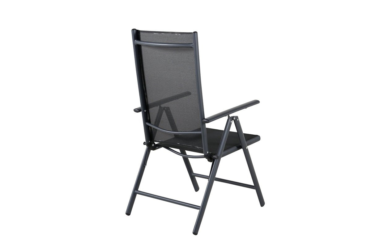 Lot de 2 - Chaise de jardin Bologna en Textilène/Aluminium