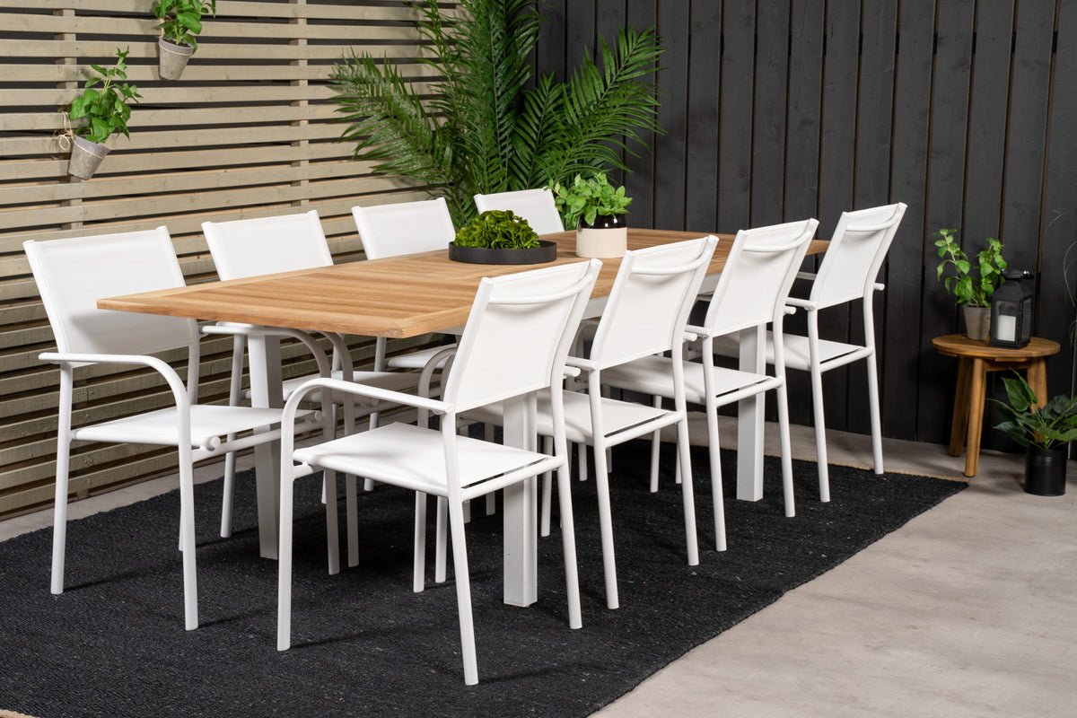 2er Set - Gartenstuhl Marena aus Textilene/Aluminium