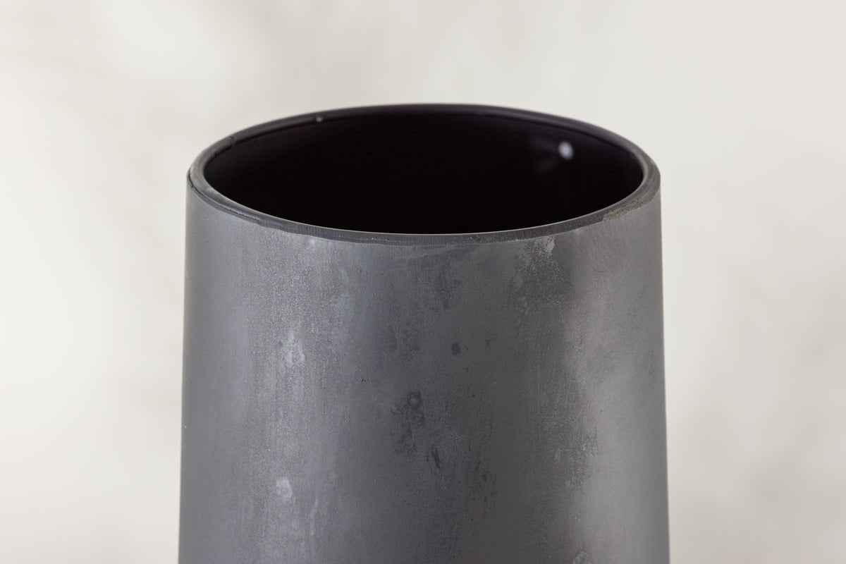 Corbeille à feu Wilkus - cheminée cylindrique en Noir