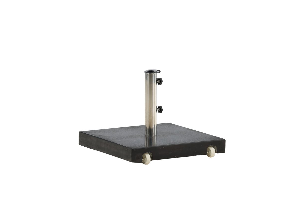 Pied de parasol de jardin Mauritius - en granit disponible en 3 couleurs