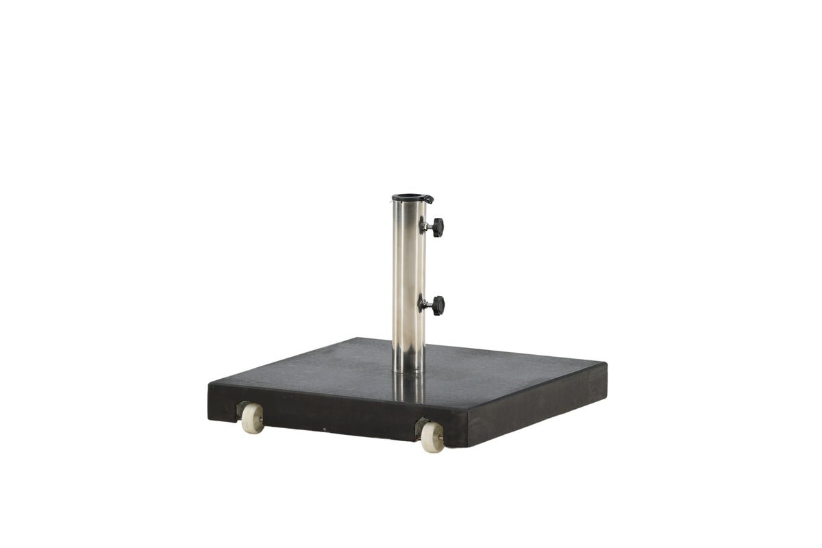 Pied de parasol de jardin Mauritius - en granit disponible en 3 couleurs