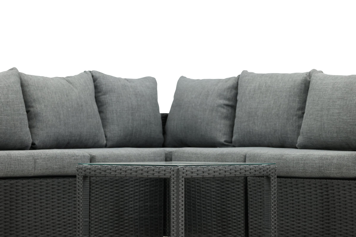 Ensemble lounge de jardin Ludwiga - au choix en naturel ou Noir