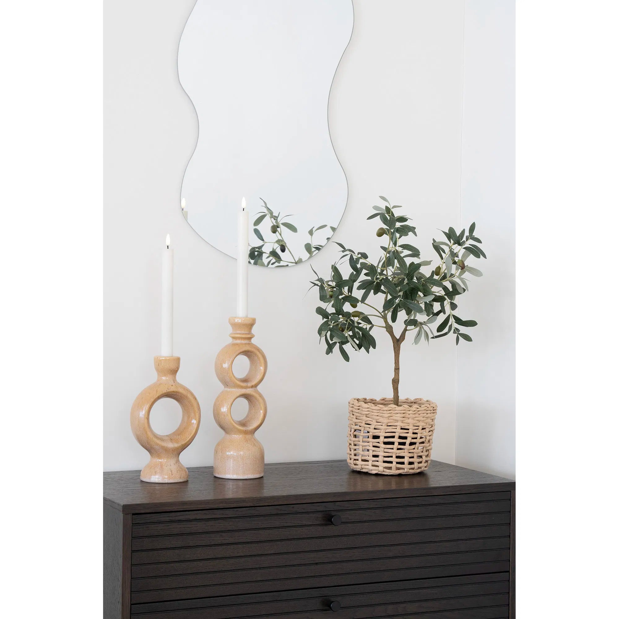 Kunstpflanze Olivenbaum – 61 cm mediterraner Charme für dein Zuhause