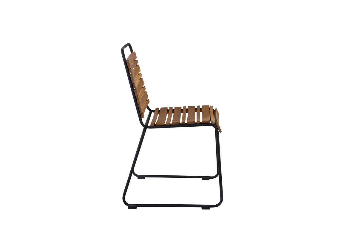 2er Set - Gartenstuhl Bali aus Akazie/Metall