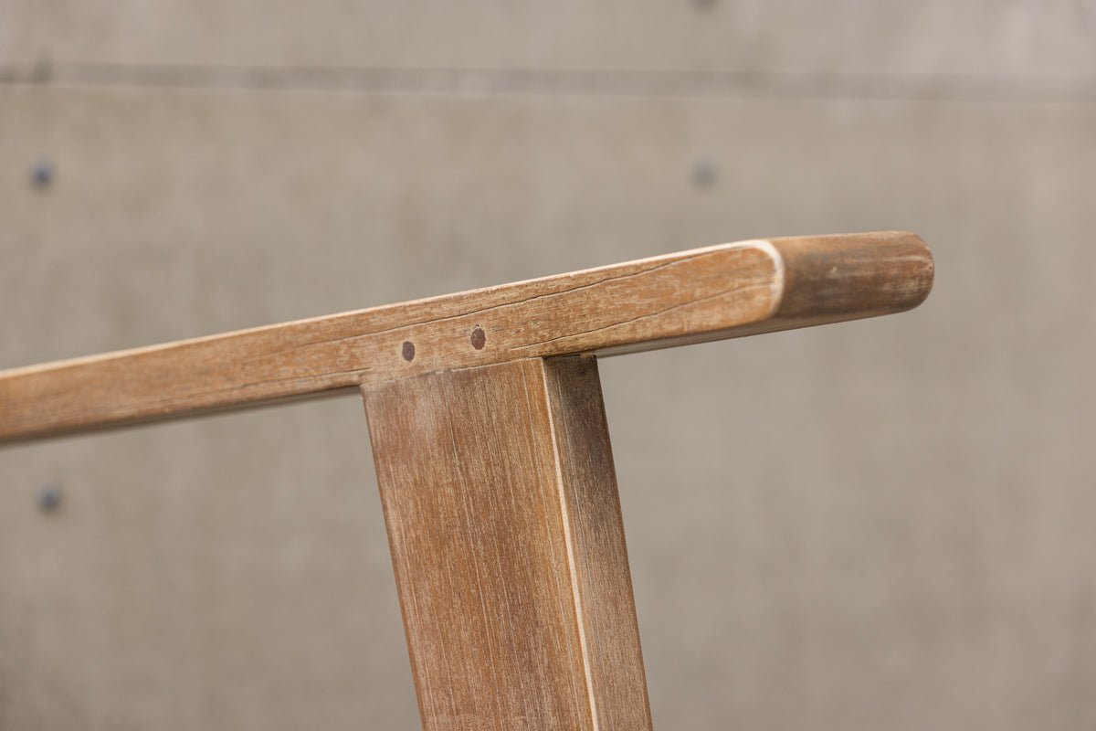 Fauteuil lounge de jardin April - En bois d'acacia brun