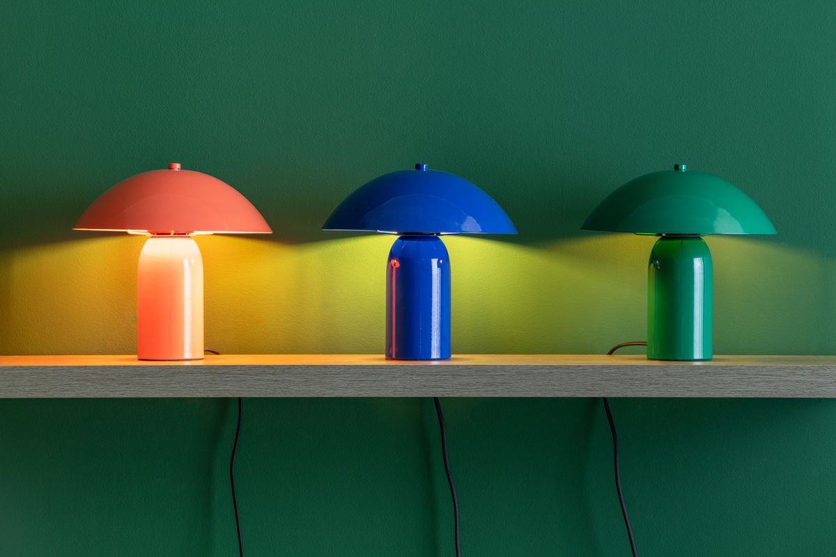 Lampe de table Luna - fabriquée en fer