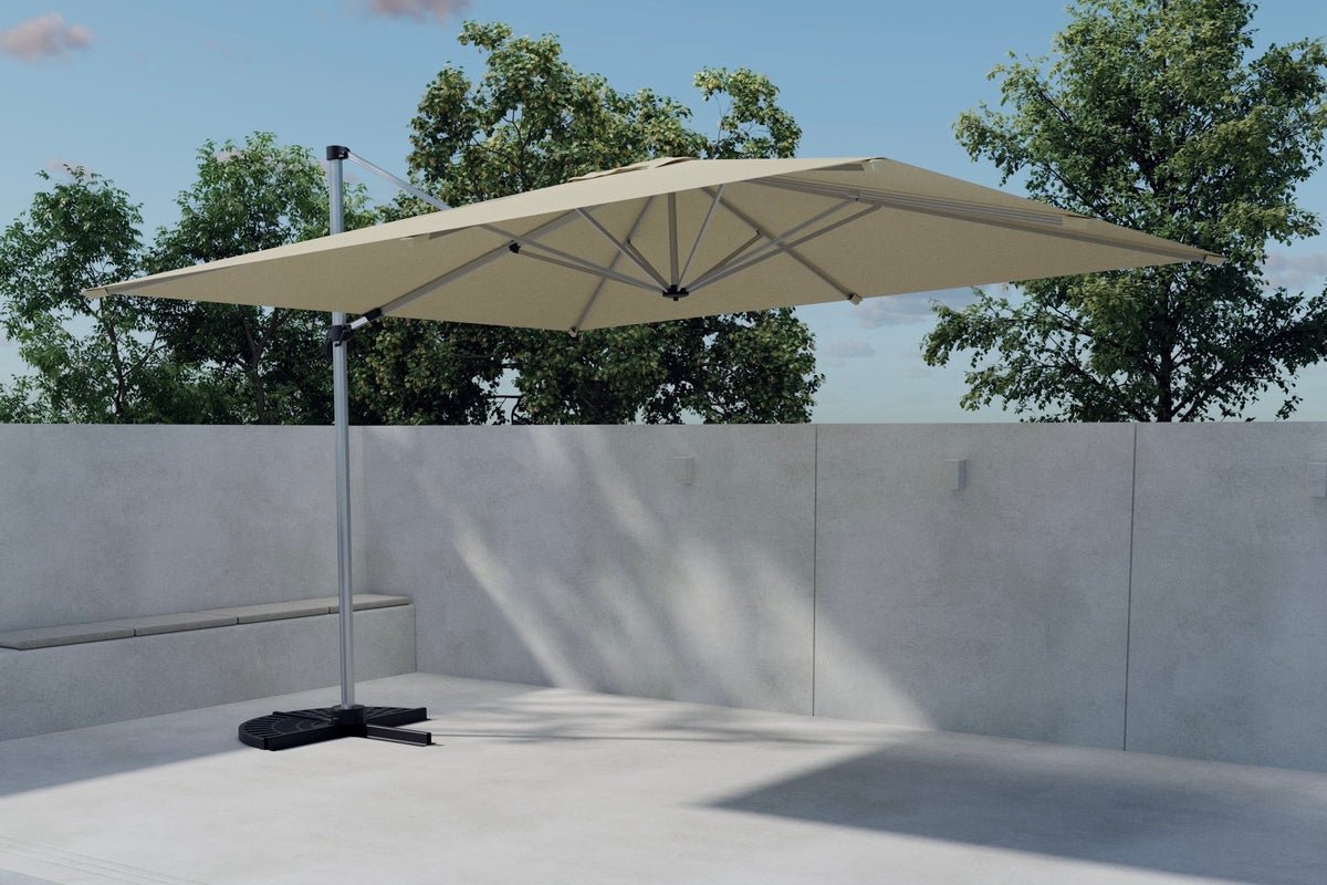 Parasol Velora – 294x294 cm de couleur Beige