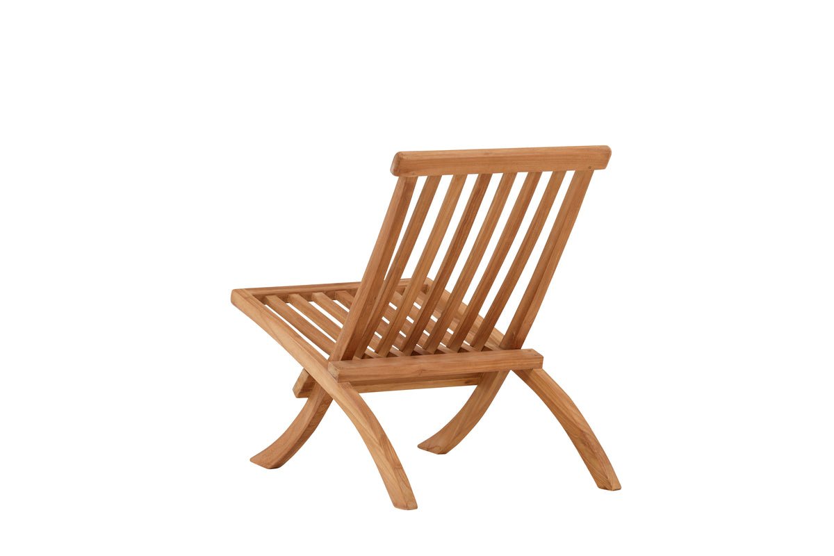 Fauteuil lounge de jardin Hope - en teck résistant aux intempéries