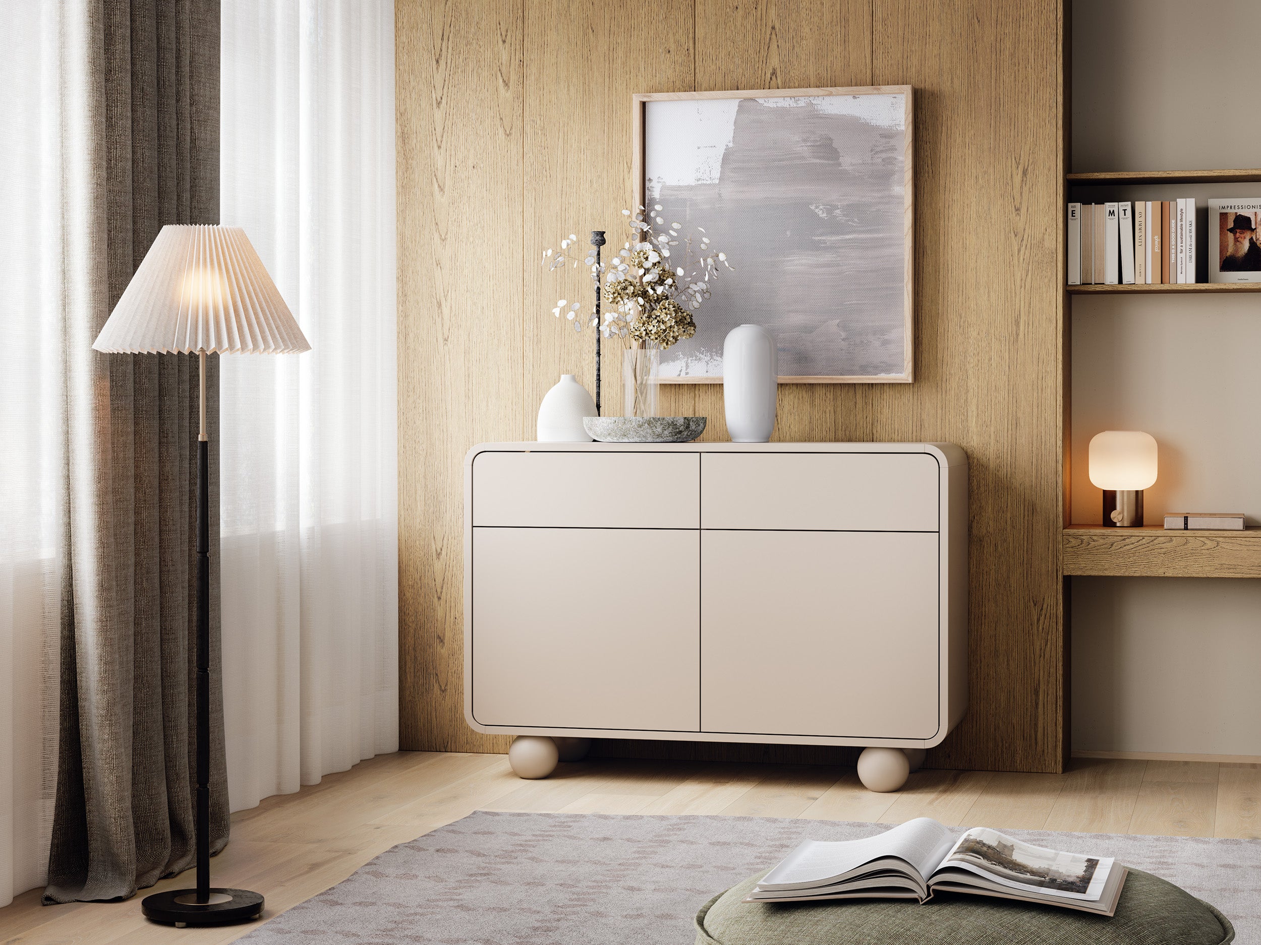 Commode design Layla 108 cm