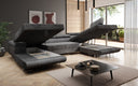 Designer Sofa Lago mit Schlaf - und Klappfunktion in Cord
