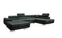 Designer Sofa Lago mit Schlaf - und Klappfunktion in Cord