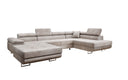 Designer Sofa Lago mit Schlaf - und Klappfunktion in Cord