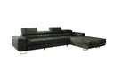 Designer Ecksofa Calvera Maxi mit Schlaf- und Klappfunktion in Cord