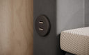 Lit boxspring Minera avec LED, USB et espace de rangement